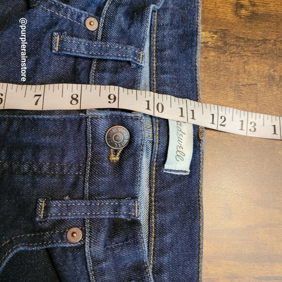 Madewell Jeans 28 Skinny 9" Mid Rise Woodland Wash MA938 Tummy Control Stretch - Picture 10 of 13